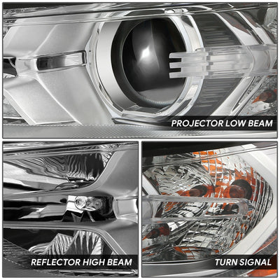 LED DRL Projector Headlight (Left) <BR> 17-20 Ford Fusion