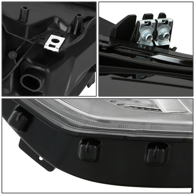LED DRL Projector Headlight (Left) <BR> 17-20 Ford Fusion