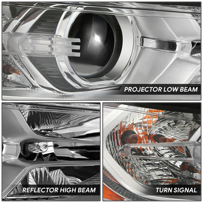 LED DRL Projector Headlight (Right) <BR> 17-20 Ford Fusion