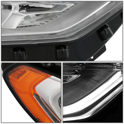LED DRL Projector Headlight (Right) <BR> 17-20 Ford Fusion