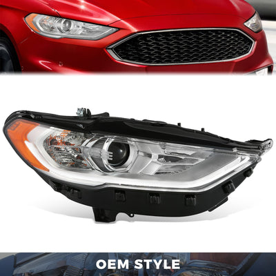 LED DRL Projector Headlight (Right) <BR> 17-20 Ford Fusion