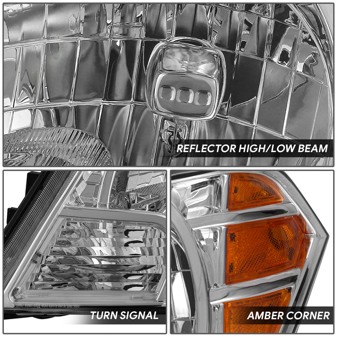 Factory Style Headlamp Assembly (Left) <br> 09-21 Nissan Frontier