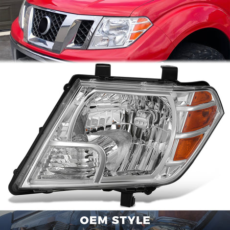 Factory Style Headlamp Assembly (Left) <br> 09-21 Nissan Frontier