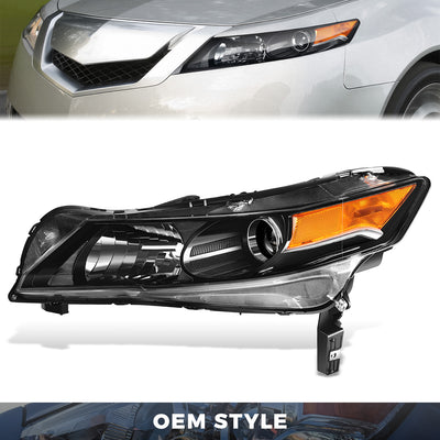 Factory Replacement Projector Headlight (Left) <br>12-14 Acura TL