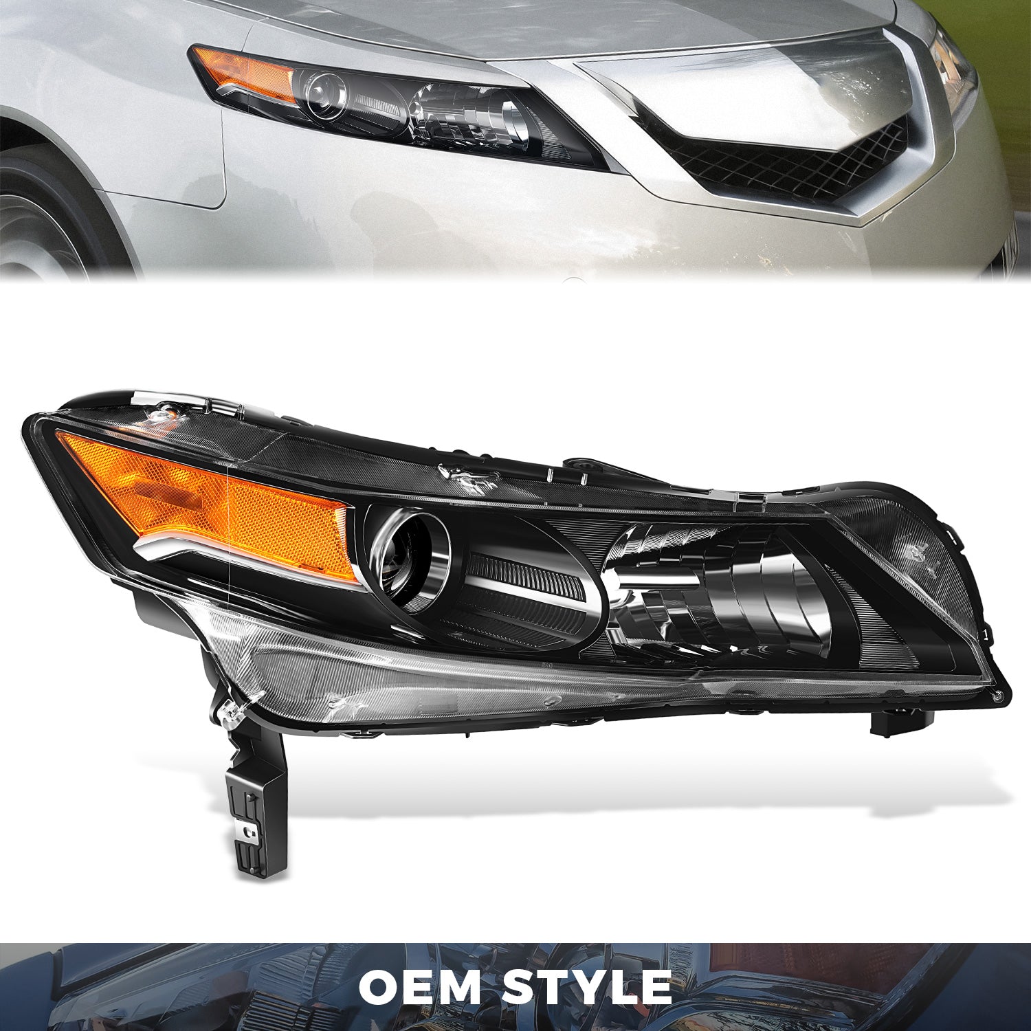 Factory Replacement Projector Headlight (Right) <br>12-14 Acura TL