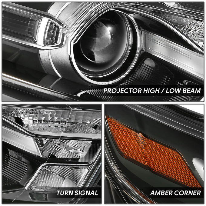 Factory Style Projector Headlight (Right) <br> 13-19 Ford Taurus