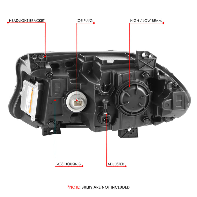LED DRL HID Projector Headlight (Right) <br> 15-22 Dodge Charger