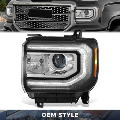 Factory Style Headlight (Left) <br> 16-19 GMC Sierra 1500 Limited