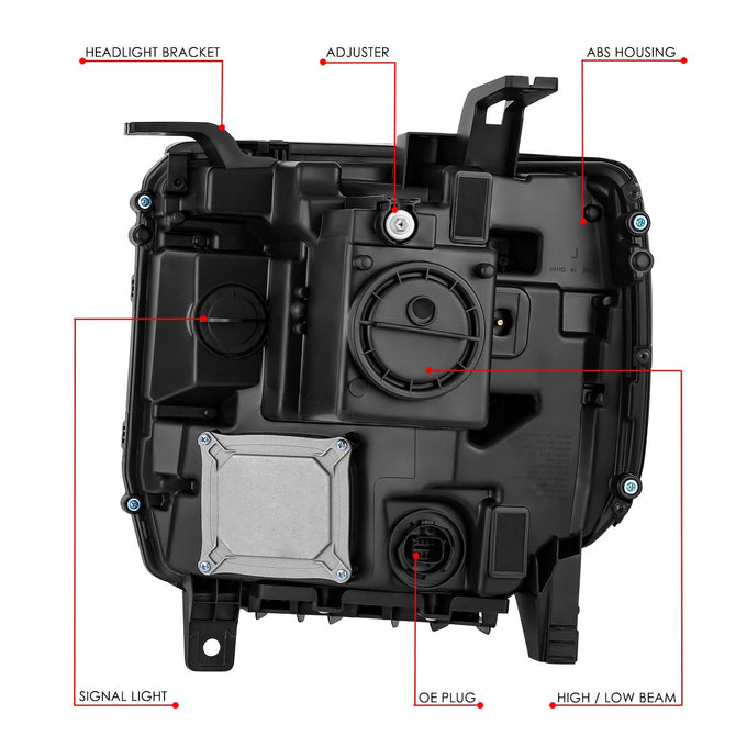 Factory Style Headlight (Right) <br> 16-19 GMC Sierra 1500 Limited
