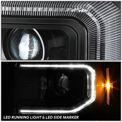 LED DRL Projector Headlights <br> 16-19 GMC Sierra 1500 Limited