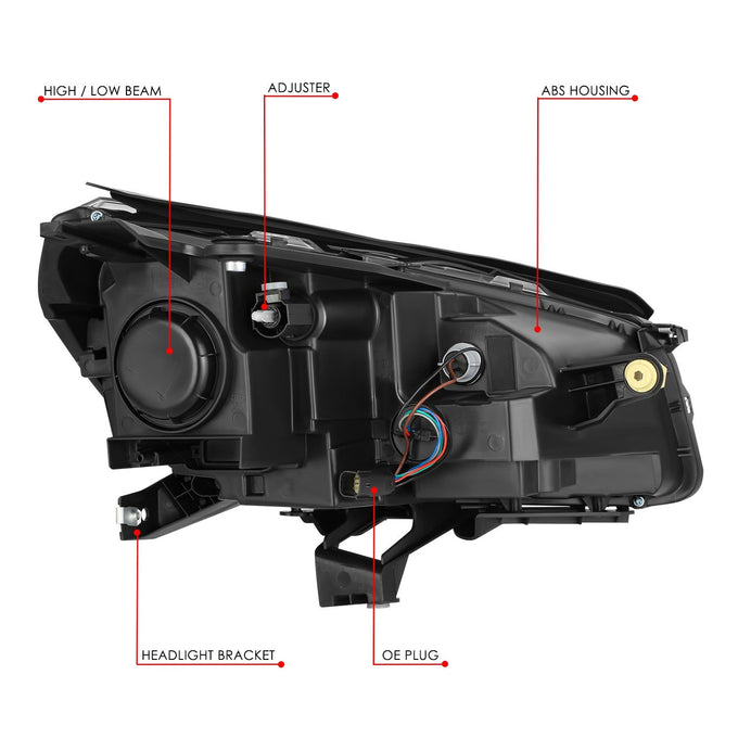 Factory Style Headlight (Left) <br> 13-16 GMC Acadia