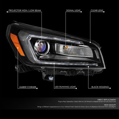 Factory Style Headlight (Right) <br> 13-16 GMC Acadia