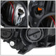 Factory Style Headlight (Left) <br> 17-21 Jeep Compass