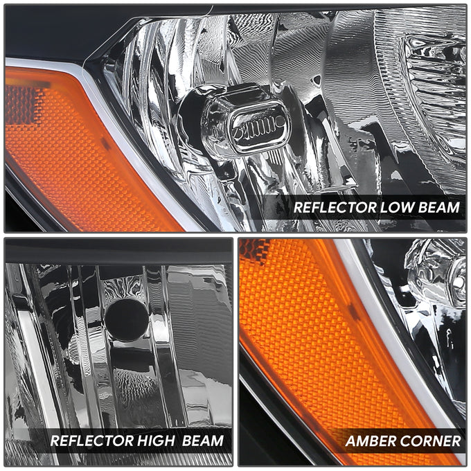 Factory Style Headlight (Right) <br> 17-21 Jeep Compass