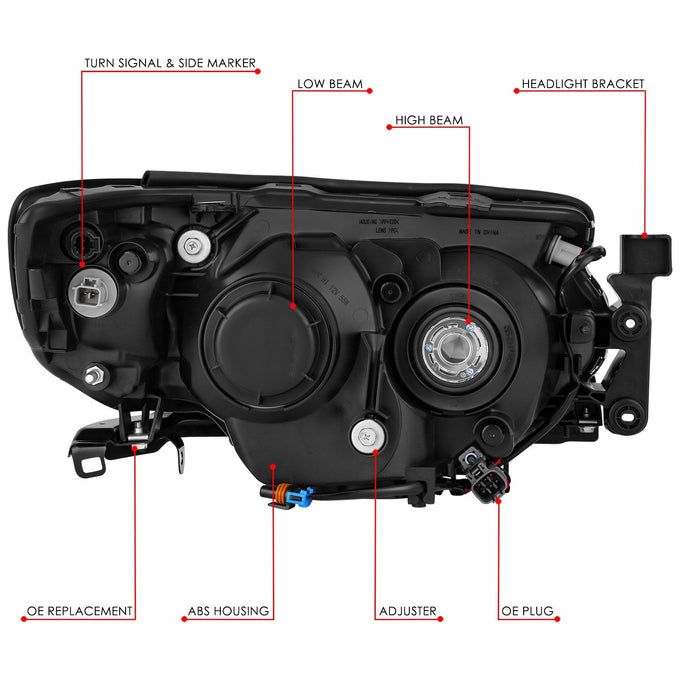 Factory Style Headlight (Left) <br> 06-08 Subaru Forester