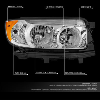 Factory Style Headlight (Right) <br> 06-08 Subaru Forester