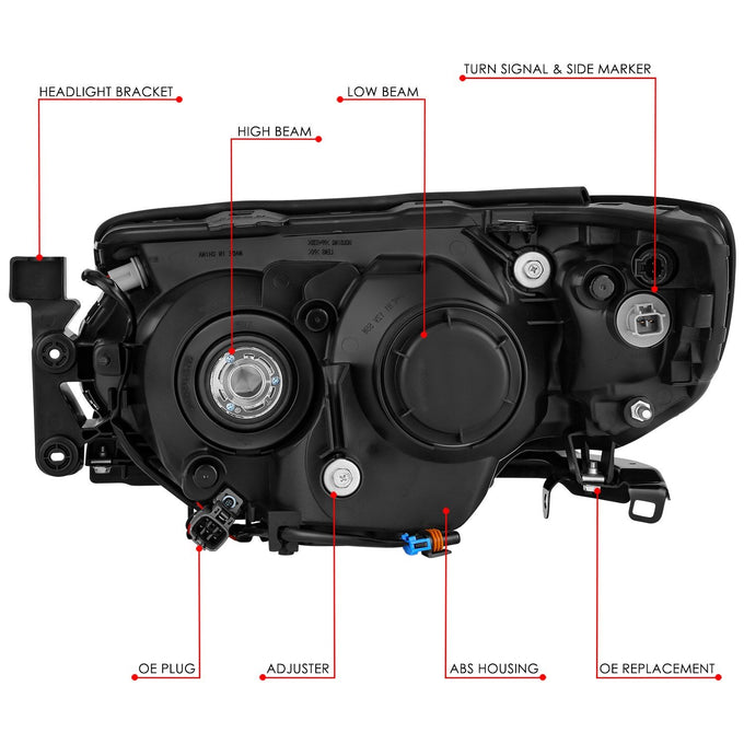 Factory Style Headlight (Right) <br> 06-08 Subaru Forester