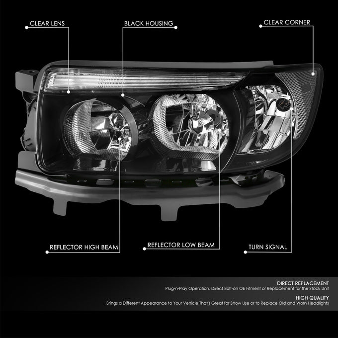 Factory Style Headlights Assemblies <br> 06-08 Subaru Forester