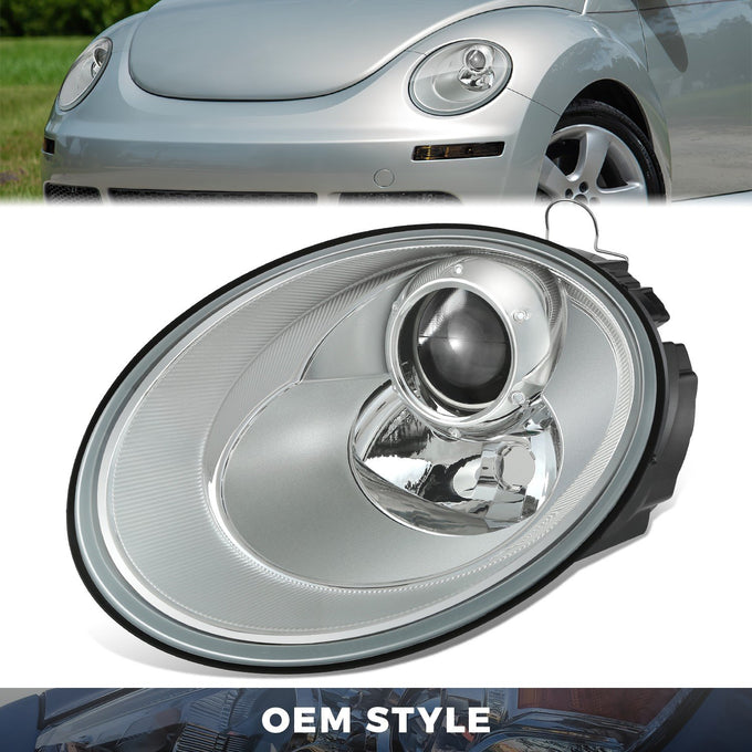 Factory Style Headlight (Left) <br> 06-10 Volkswagen Beetle