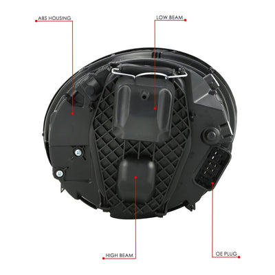 Factory Style Headlight (Left) <br> 06-10 Volkswagen Beetle