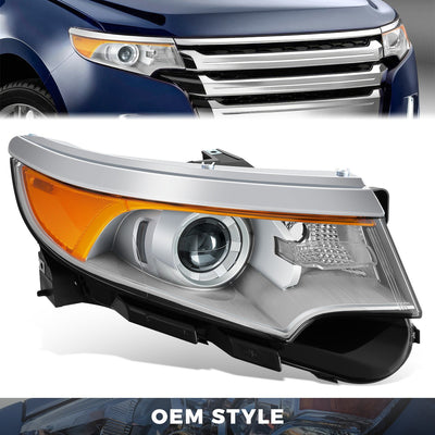 Factory Style Headlight (Right) <br> 11-14 Ford Edge