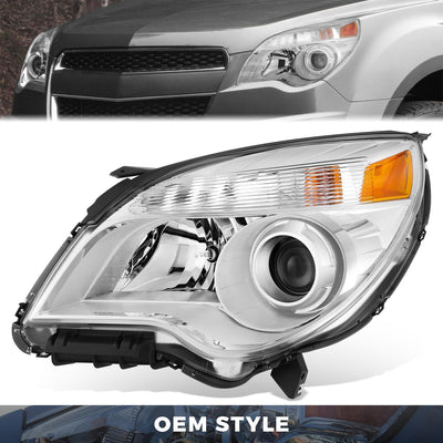 Factory Style Projector Headlight (Left) <br>10-15 Chevrolet Equinox
