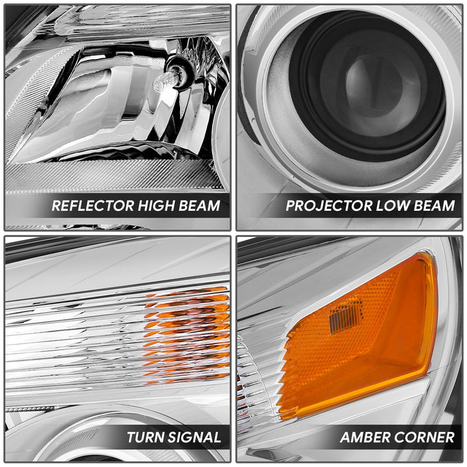 Factory Style Projector Headlights <br> 10-15 Chevrolet Equinox