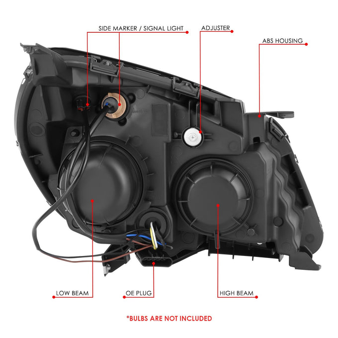 Factory Style Projector Headlights <br> 10-15 Chevrolet Equinox