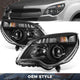 Factory Style Projector Headlights <br> 10-15 Chevrolet Equinox