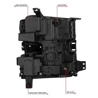Factory Style Headlight (Left) <br> 19-20 Chevrolet Silverado 1500, 2022 LTD