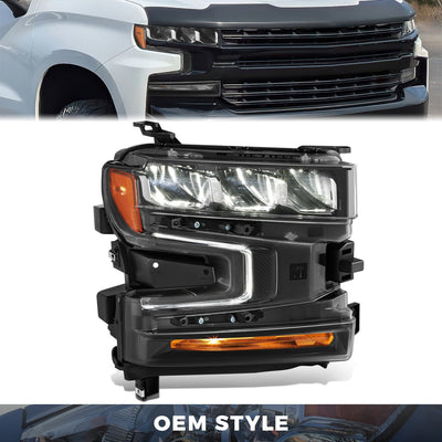 Factory Style Headlight (Right) <br> 19-20 Chevrolet Silverado 1500, 2022 LTD