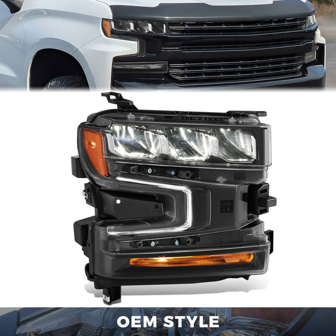 Factory Style Headlight (Right) <br> 19-20 Chevrolet Silverado 1500, 2022 LTD