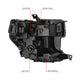 Factory Style Left Side Headlight<br>19-21 GMC Sierra 1500, 2022 Limited