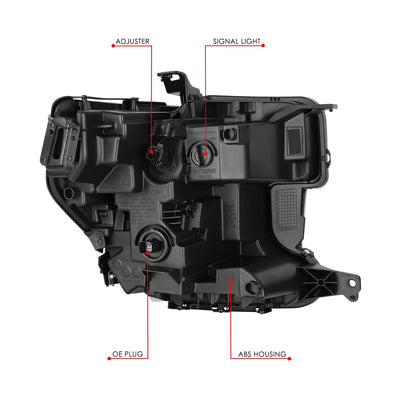 Factory Style Left Side Headlight<br>19-21 GMC Sierra 1500, 2022 Limited