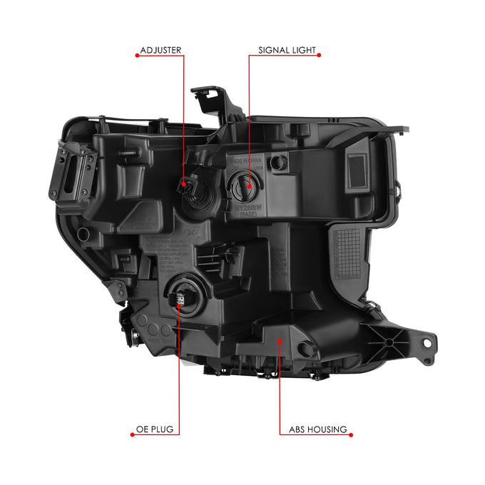 Factory Style Left Side Headlight<br>19-21 GMC Sierra 1500, 2022 Limited