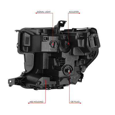 Factory Style Right Side Headlight<br>19-21 GMC Sierra 1500, 2022 Limited
