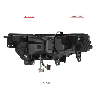 Factory Style Right Side Headlight<br>20-24 Ford Explorer