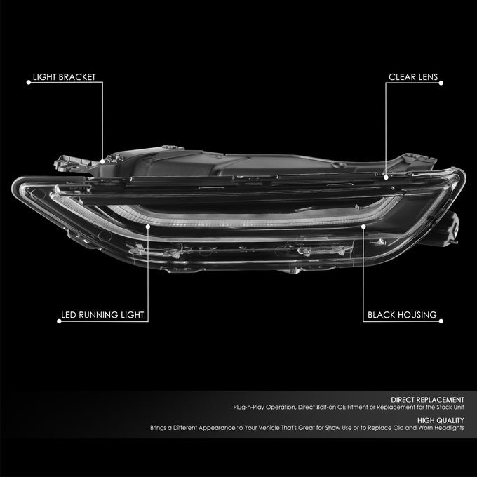 Left Side LED Daytime Running Headlight <br>19-22 Chevrolet Blazer