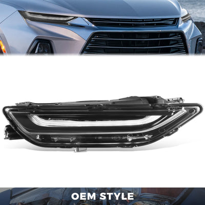 Right Side LED Daytime Running Headlight <br> 19-22 Chevrolet Blazer