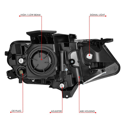 Factory Style Headlight (Left) <br> 16-22 Chevrolet Camaro