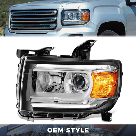 Factory Style Headlight (Left) <br> 15-22 GMC Canyon