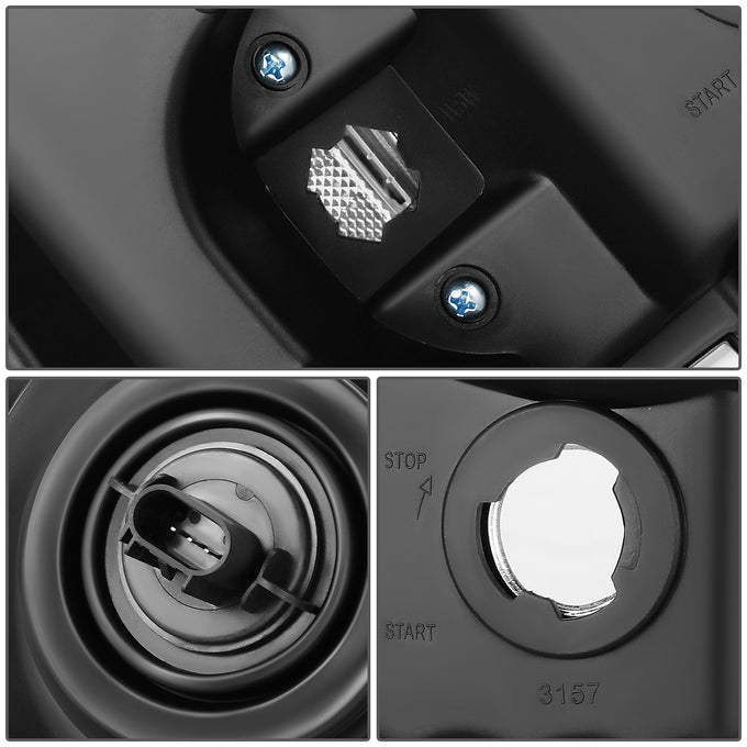 Factory Style Headlights <BR>99-04 Ford F250-F550 Super Duty, 00-04 Excursion