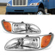 Factory Style Headlights<br>05-15 Peterbilt 325 330 335 337 340 348 382 384 386