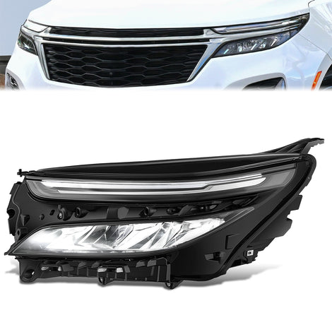 Factory Style Left Side Headlight<br>22-24 Chevy Equinox