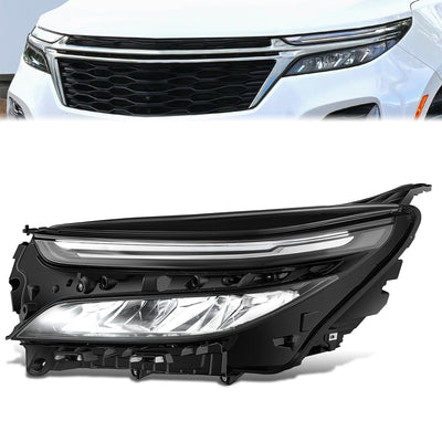Factory Style Left Side Headlight<br>22-24 Chevy Equinox