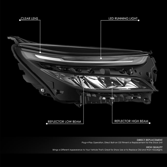 Factory Style Right Side Headlight<br>22-24 Chevy Equinox