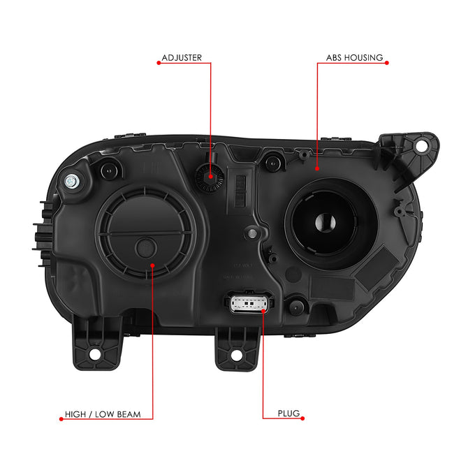 Factory Style Left Side Headlight<br>15-23 Dodge Challenger