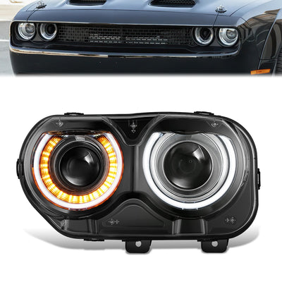 Factory Style Left Side Headlight<br>15-23 Dodge Challenger