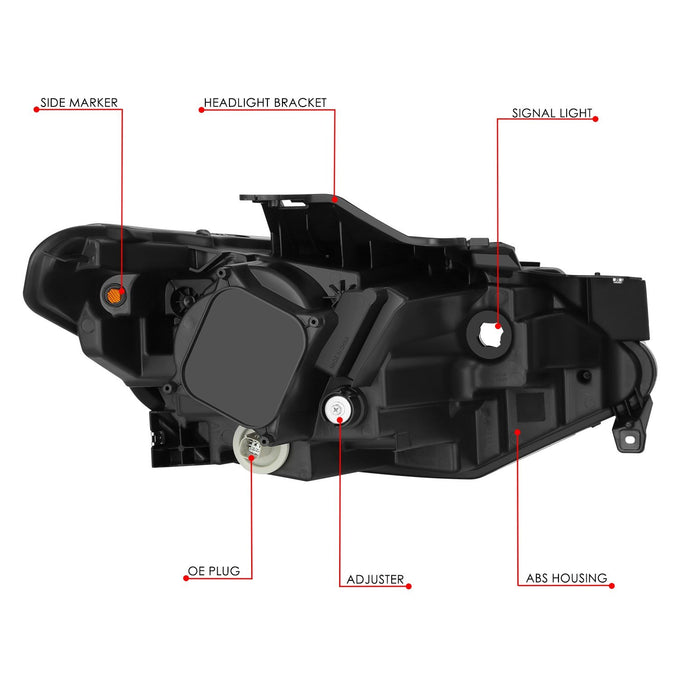 Factory Style Left Side Headlight Lamps <br>18-21 Chevy Traverse