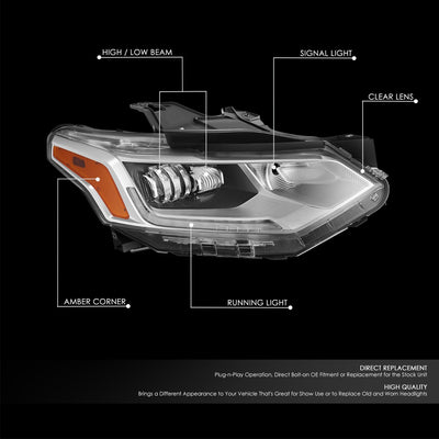 Factory Style Right Side Headlight Lamps <br>18-21 Chevy Traverse